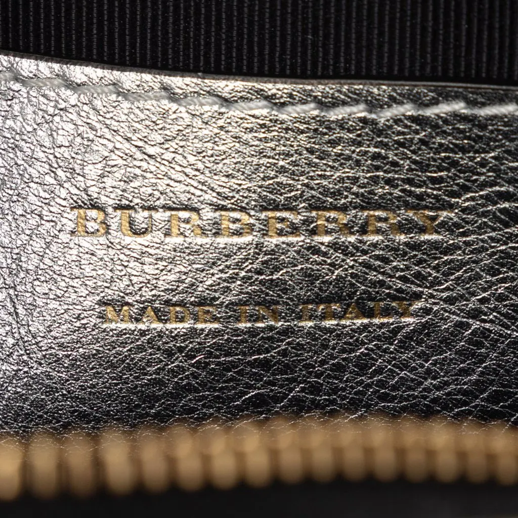 Burberry Haymarket Check Canvas 1983 Link Belt Bag Beige Very good - Box View