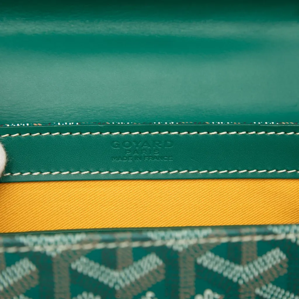 Goyard Goyardine Saigon Structured PM Green Canvas Very good - Box View