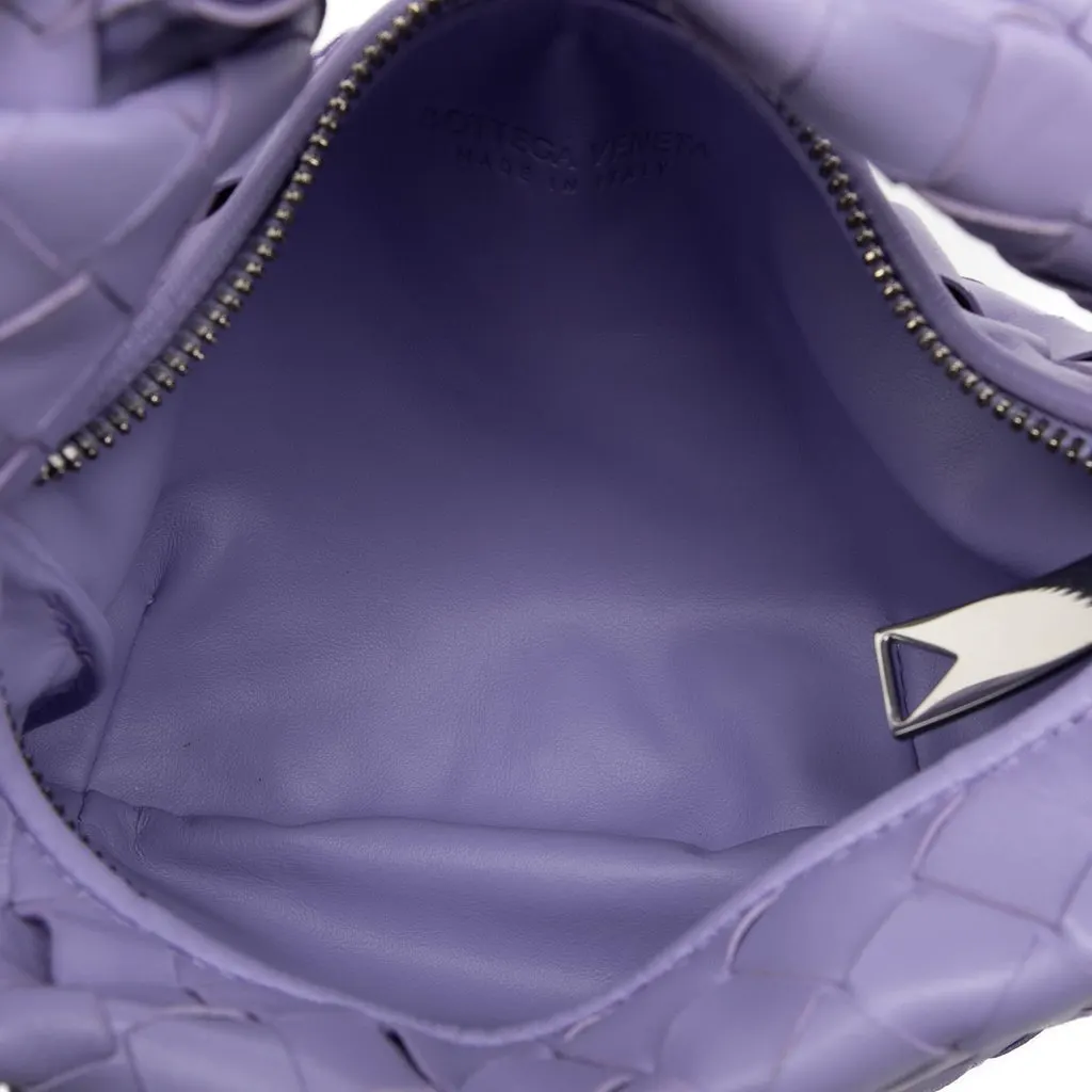 Bottega Veneta Candy Nappa Intrecciato Jodie Purple Leather Very good - Model View