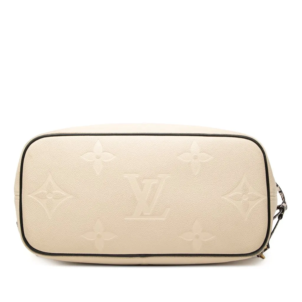 Louis Vuitton Monogram Empreinte Wild At Heart Neverfull MM White Leather Very good - Inside View