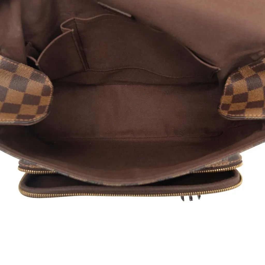 Louis Vuitton Damier Ebene Melville Brown Very good - Model View