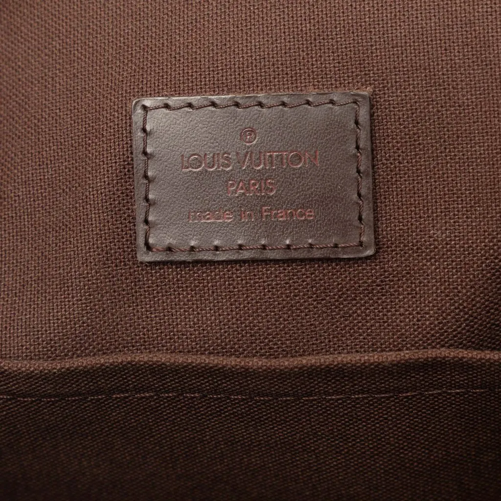 Louis Vuitton Damier Ebene Melville Brown Very good - Box View