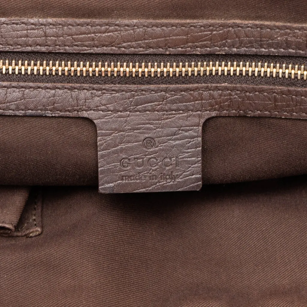Gucci GG Canvas Jolicoeur Tote Brown Canvas Good - Box View