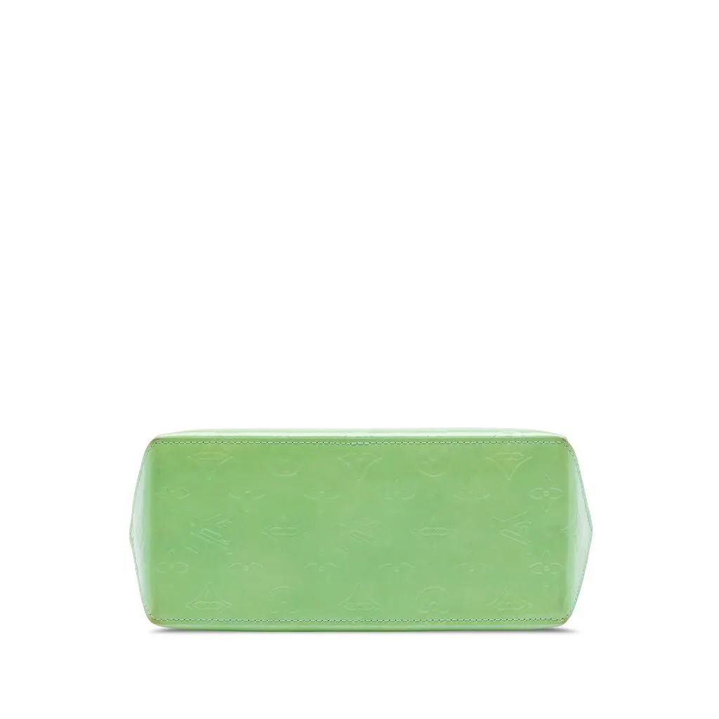 Louis Vuitton Monogram Vernis Reade PM Green Leather Very good - Inside View