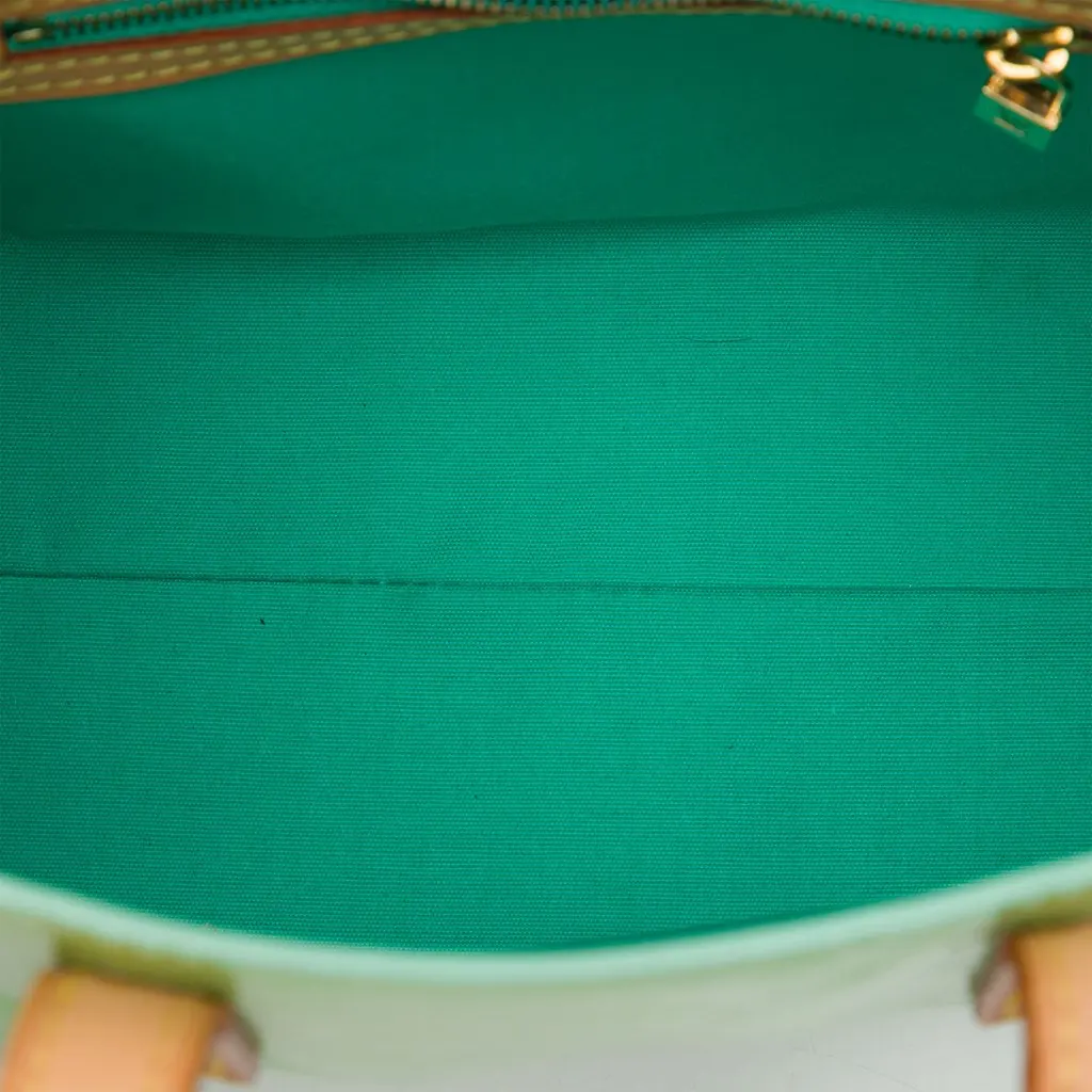 Louis Vuitton Monogram Vernis Reade PM Green Leather Very good - Model View