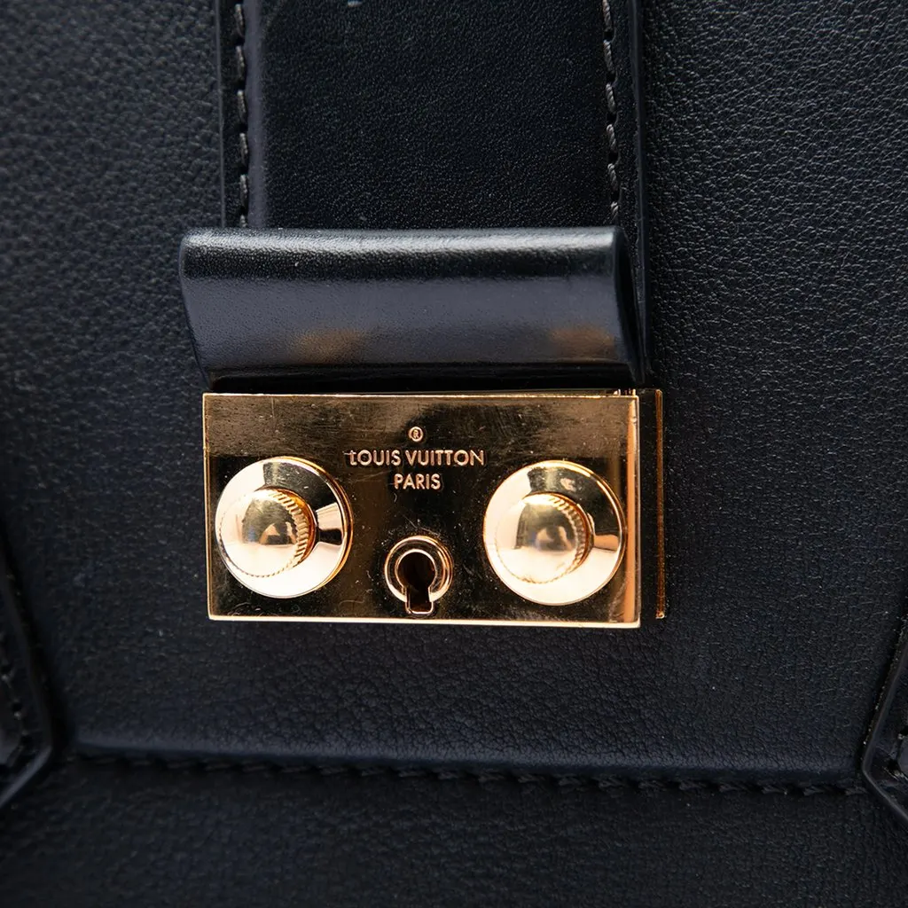 Louis Vuitton Taurillon Cour Marly PM Black Leather Very good - Box View