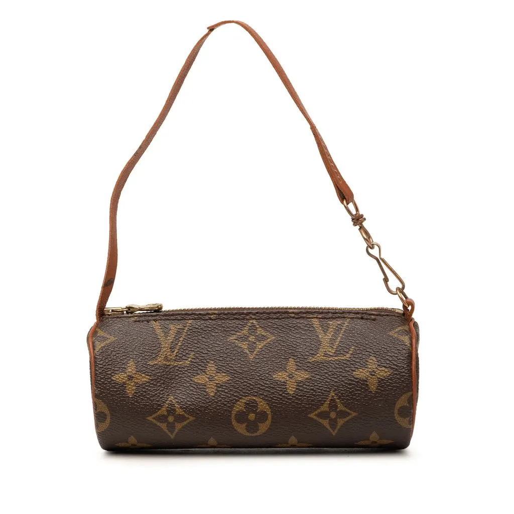Louis Vuitton Monogram Papillon Pochette Brown Very good - Front View