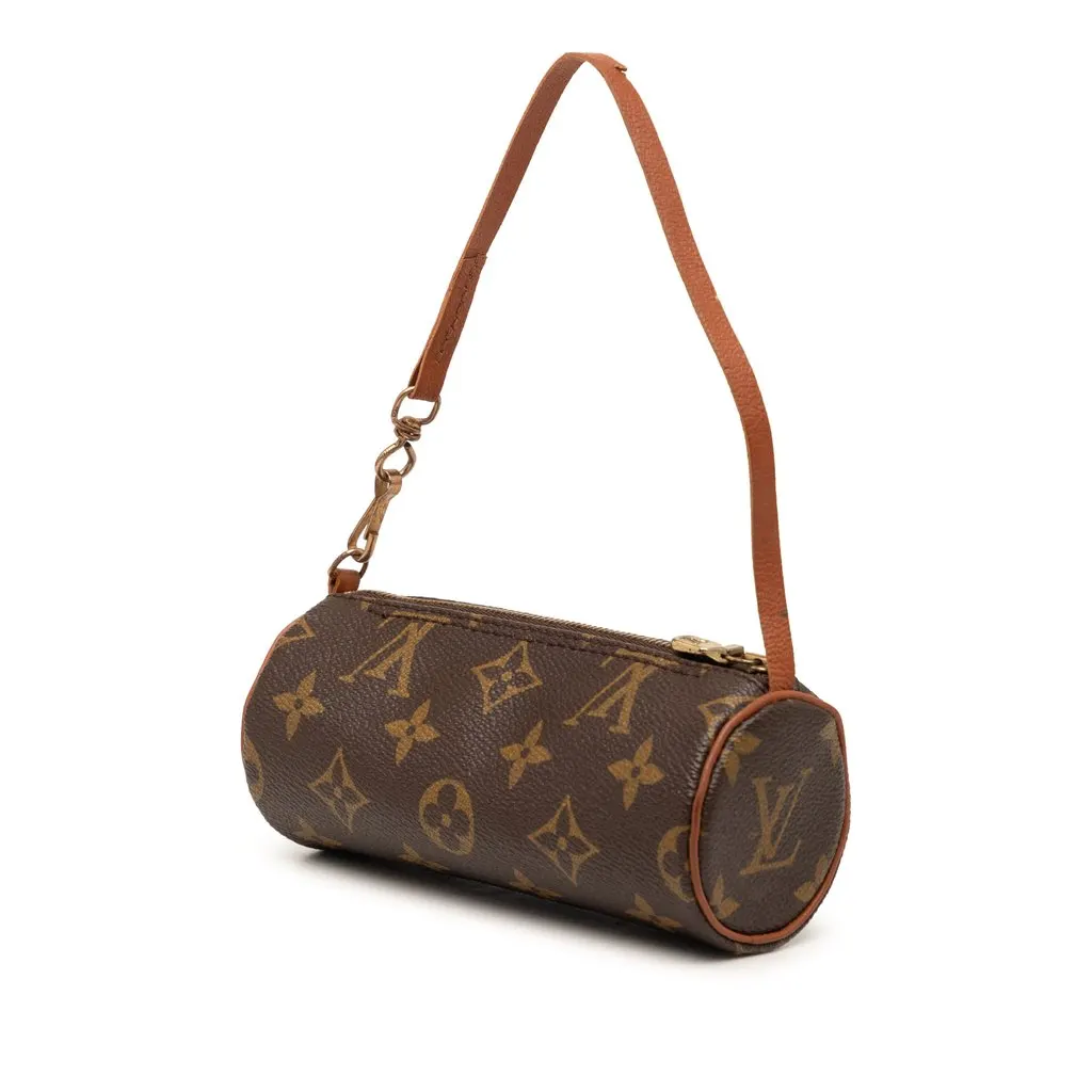 Louis Vuitton Monogram Papillon Pochette Brown Very good - Back View