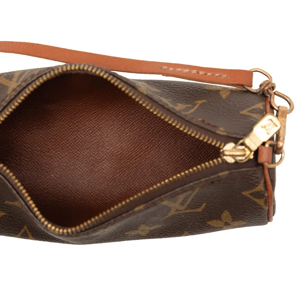 Louis Vuitton Monogram Papillon Pochette Brown Very good - Model View