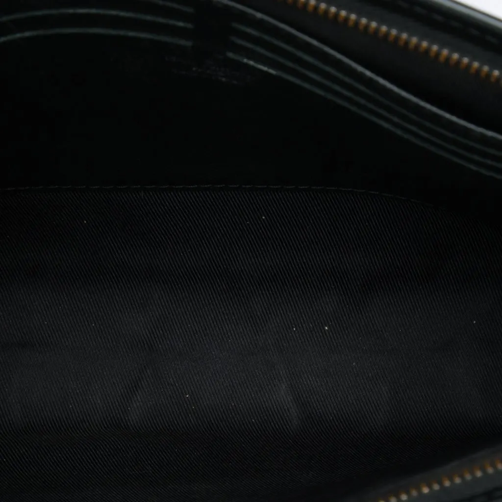 Louis Vuitton Monogram Eclipse Pochette Voyage MM Black Good - Model View