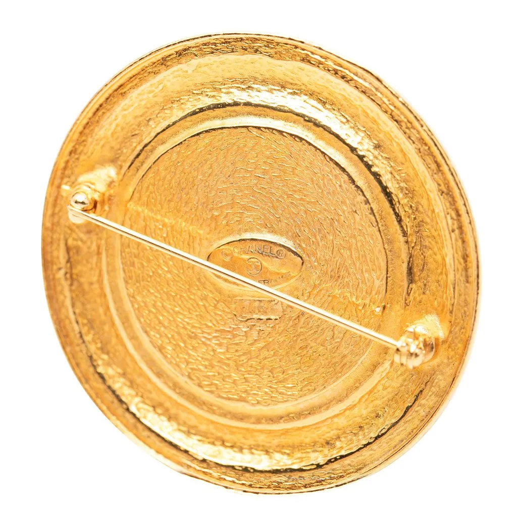 Chanel Gold Plated 31 Rue Cambon Brooch Gold Metal Very good - Inside View