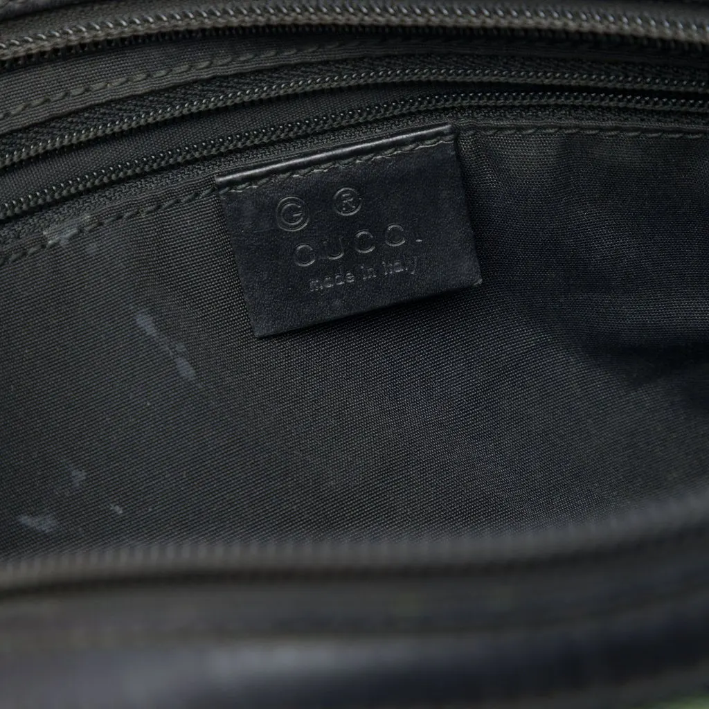 Gucci GG Canvas Charmy Boston Bag Green Canvas Very good - Box View