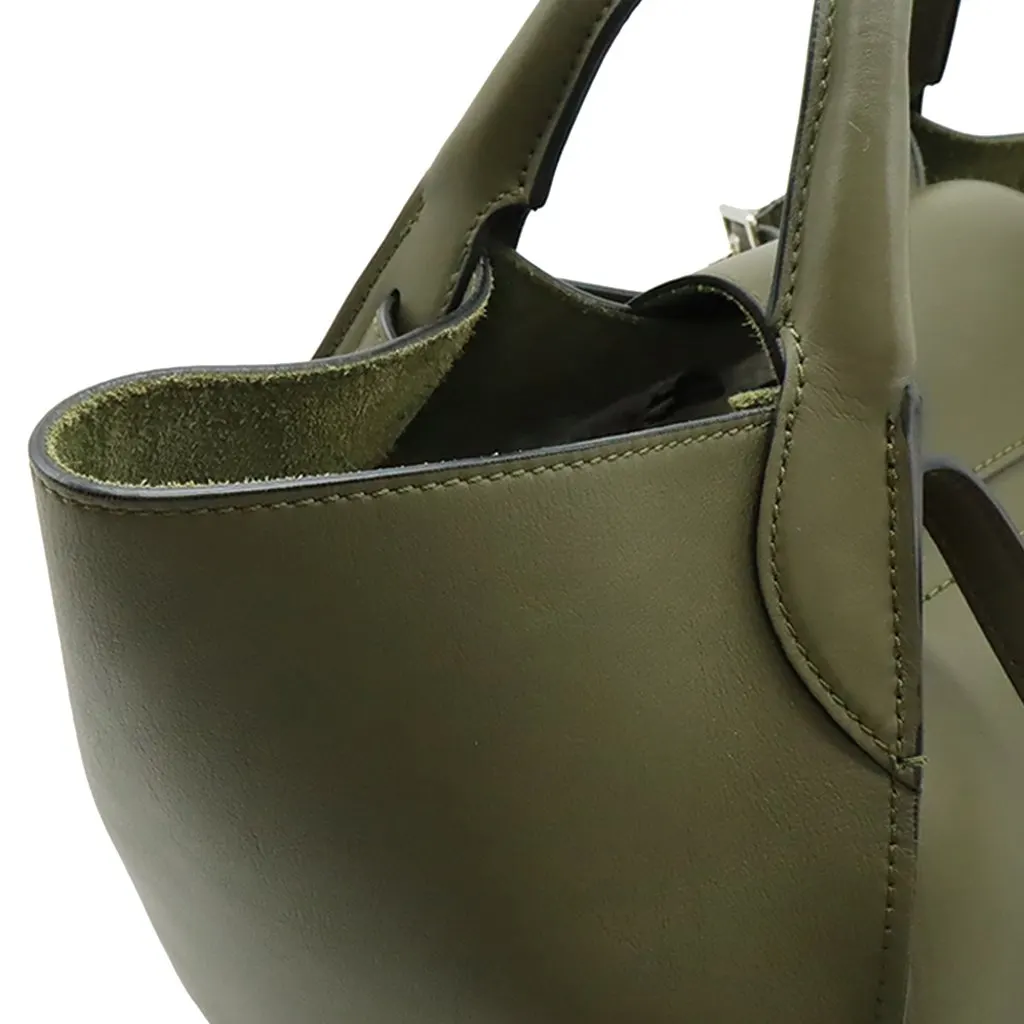 Celine Small Smooth Calfskin Big Bag Green Leather Very good - Model View