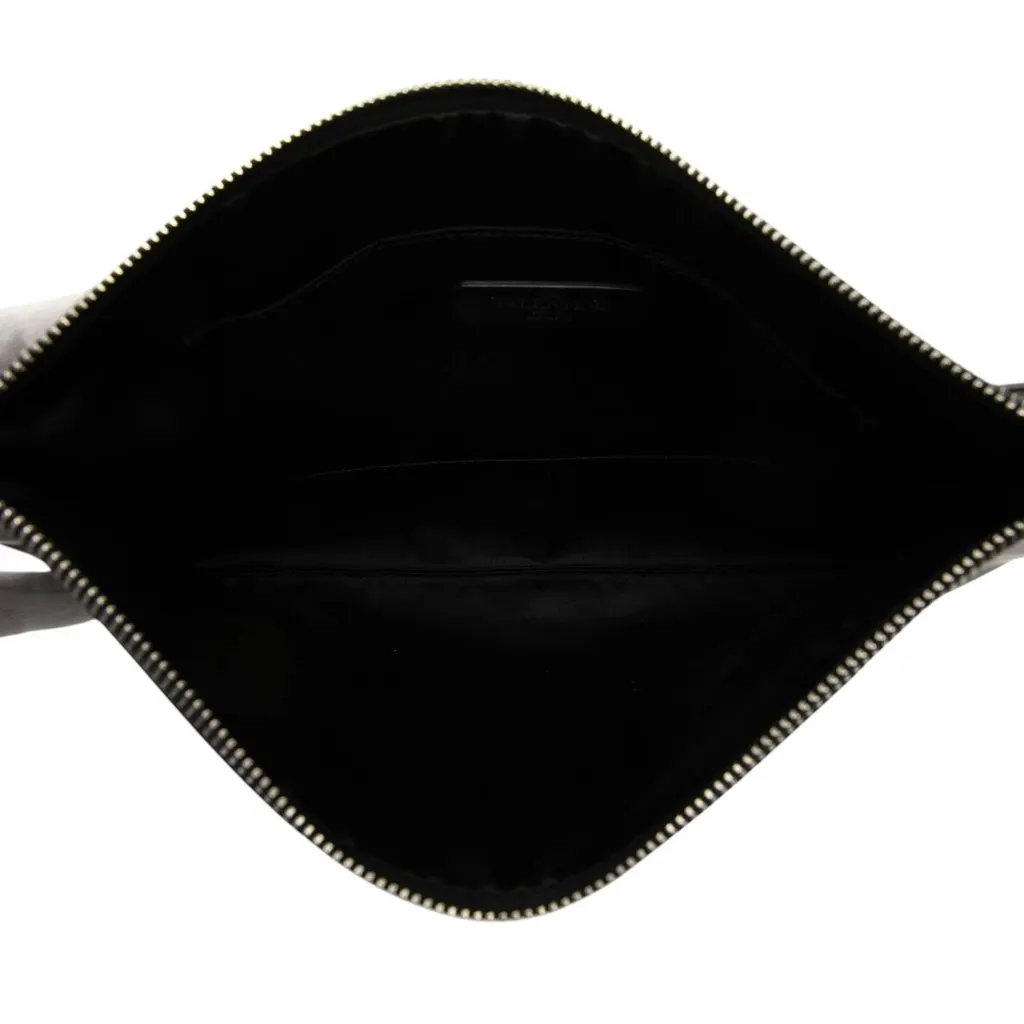 Valentino Leather VLTN Clutch Black Leather Very good - Model View
