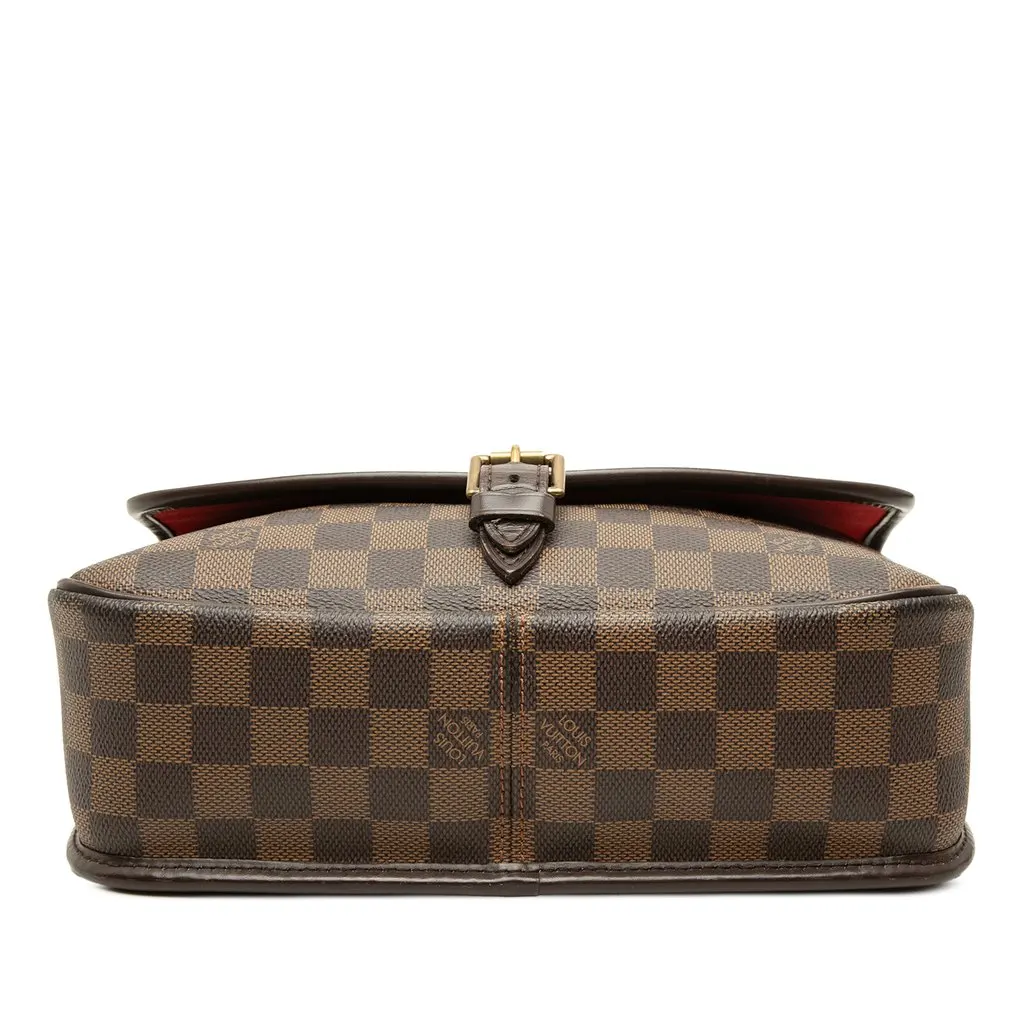Louis Vuitton Damier Ebene Sologne Brown Canvas Good - Inside View