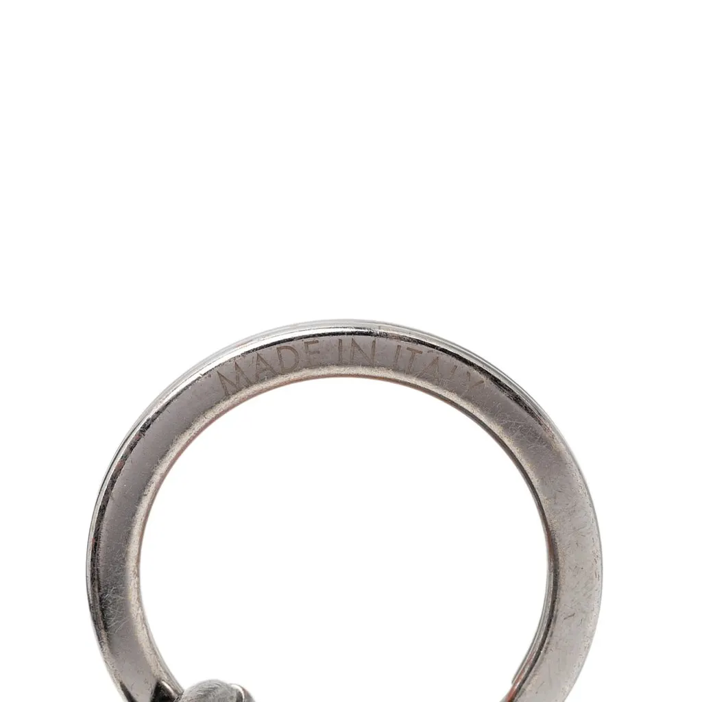 Louis Vuitton Monogram Eclipse LV Padded Circle Bag Charm And Key Holder Black Very good - Model View
