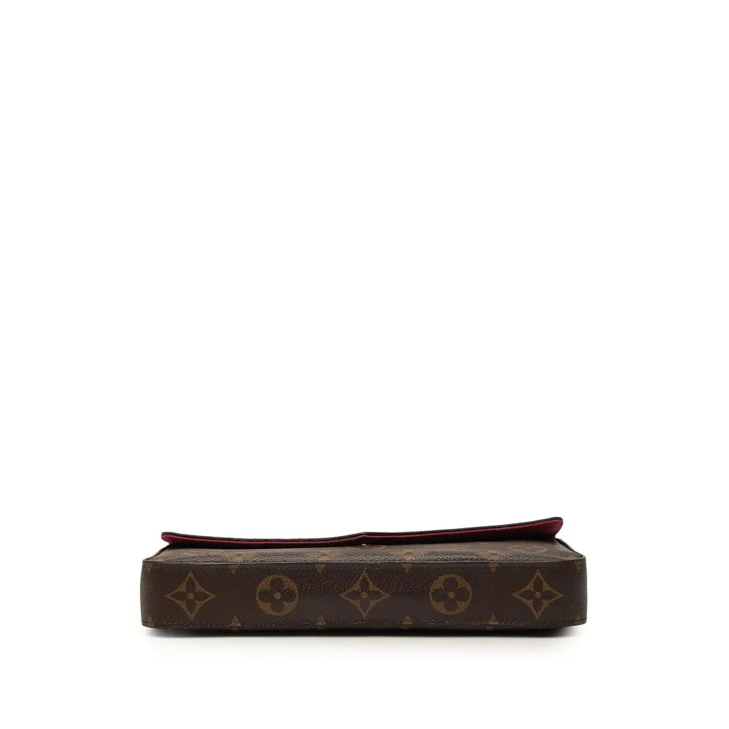 Louis Vuitton Monogram Pochette Felicie Brown Very good - Inside View