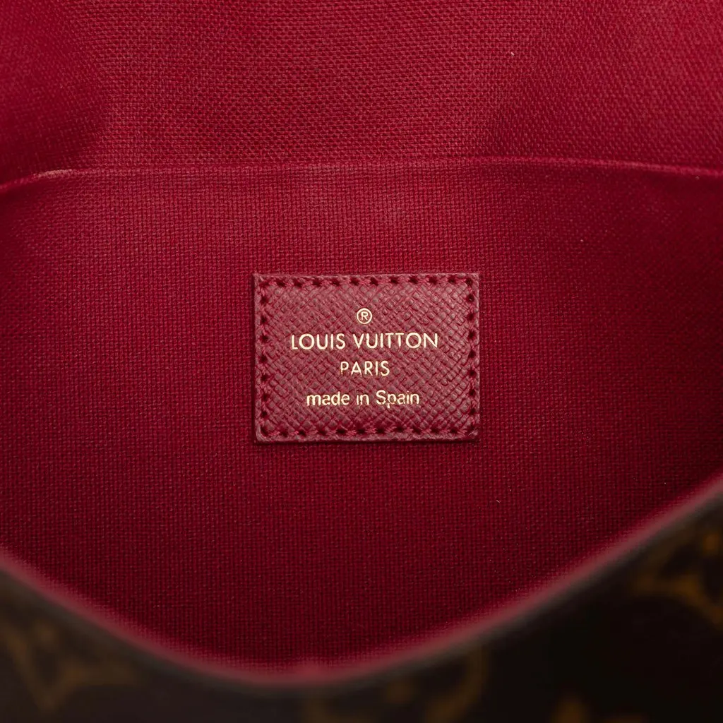 Louis Vuitton Monogram Pochette Felicie Brown Very good - Box View