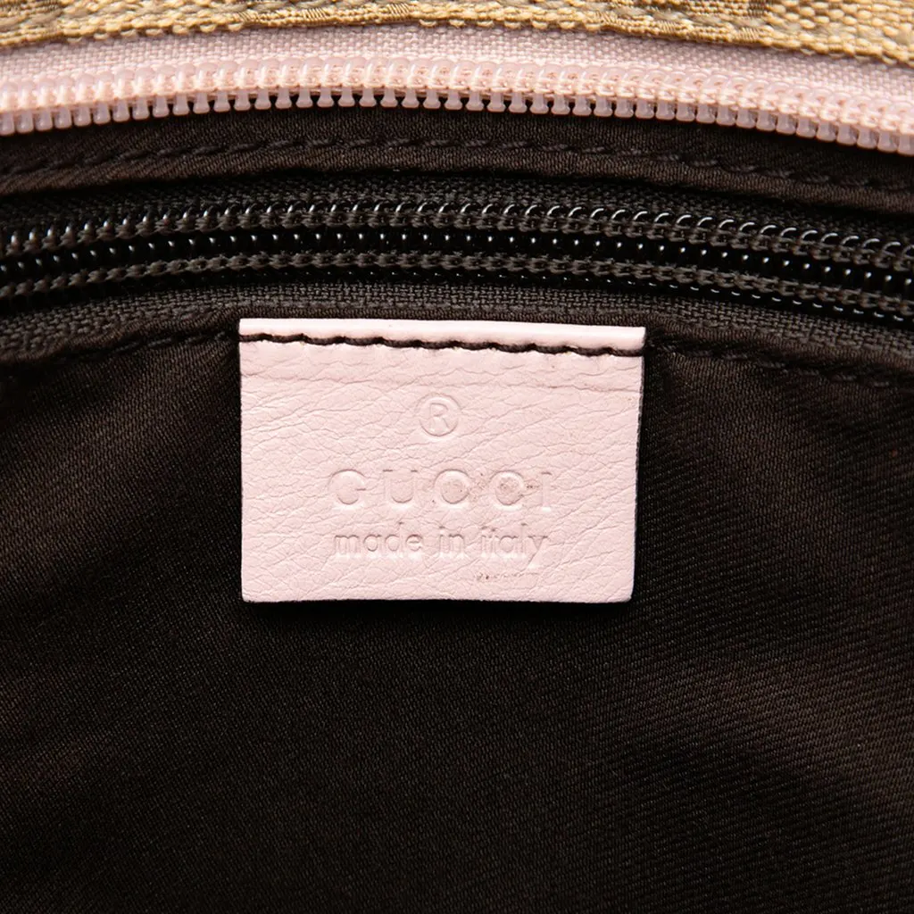 Gucci GG Canvas Web Tote Beige Canvas Very good - Box View