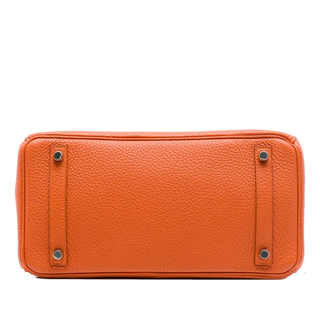 Hermès Clemence Birkin Retourne 30 Orange Leather Very good - Inside View