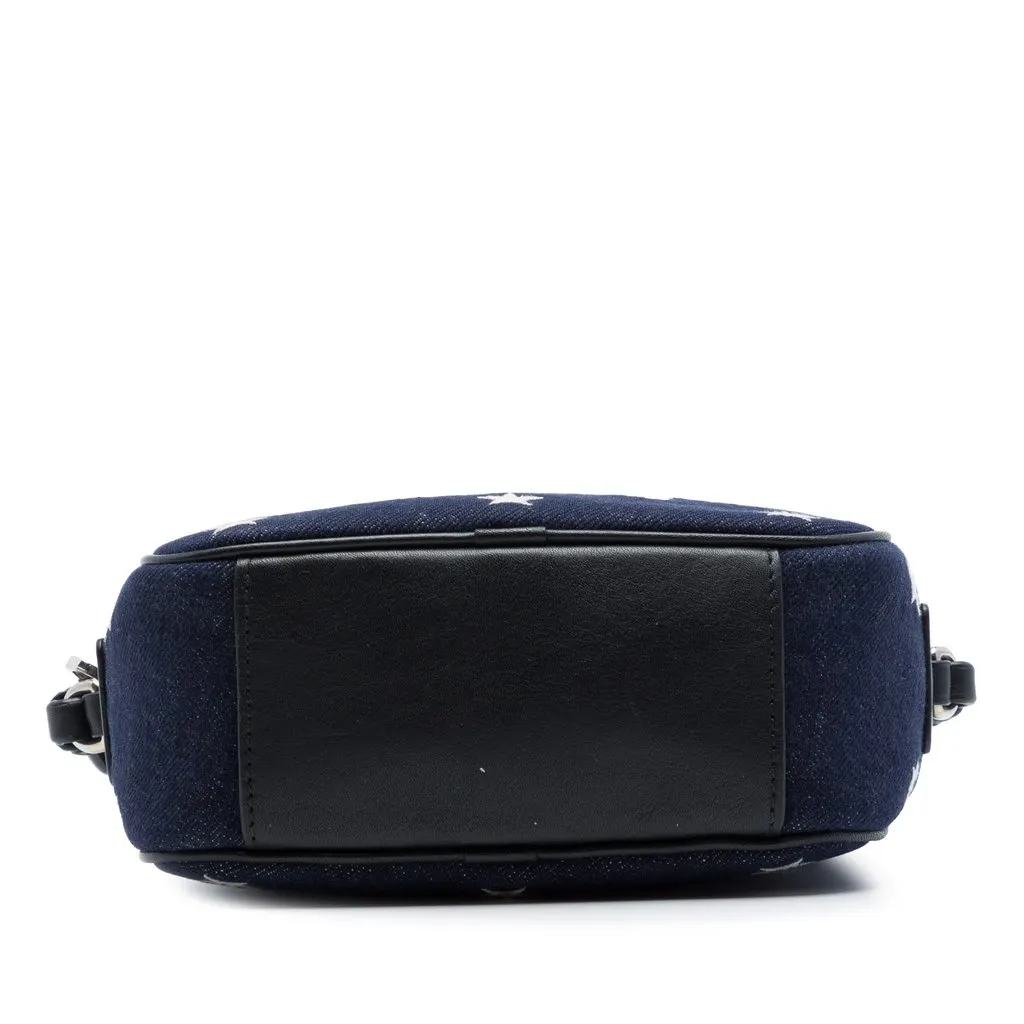 Burberry Denim TB Logo Kids Star Camera Bag Blue Very good - Inside View