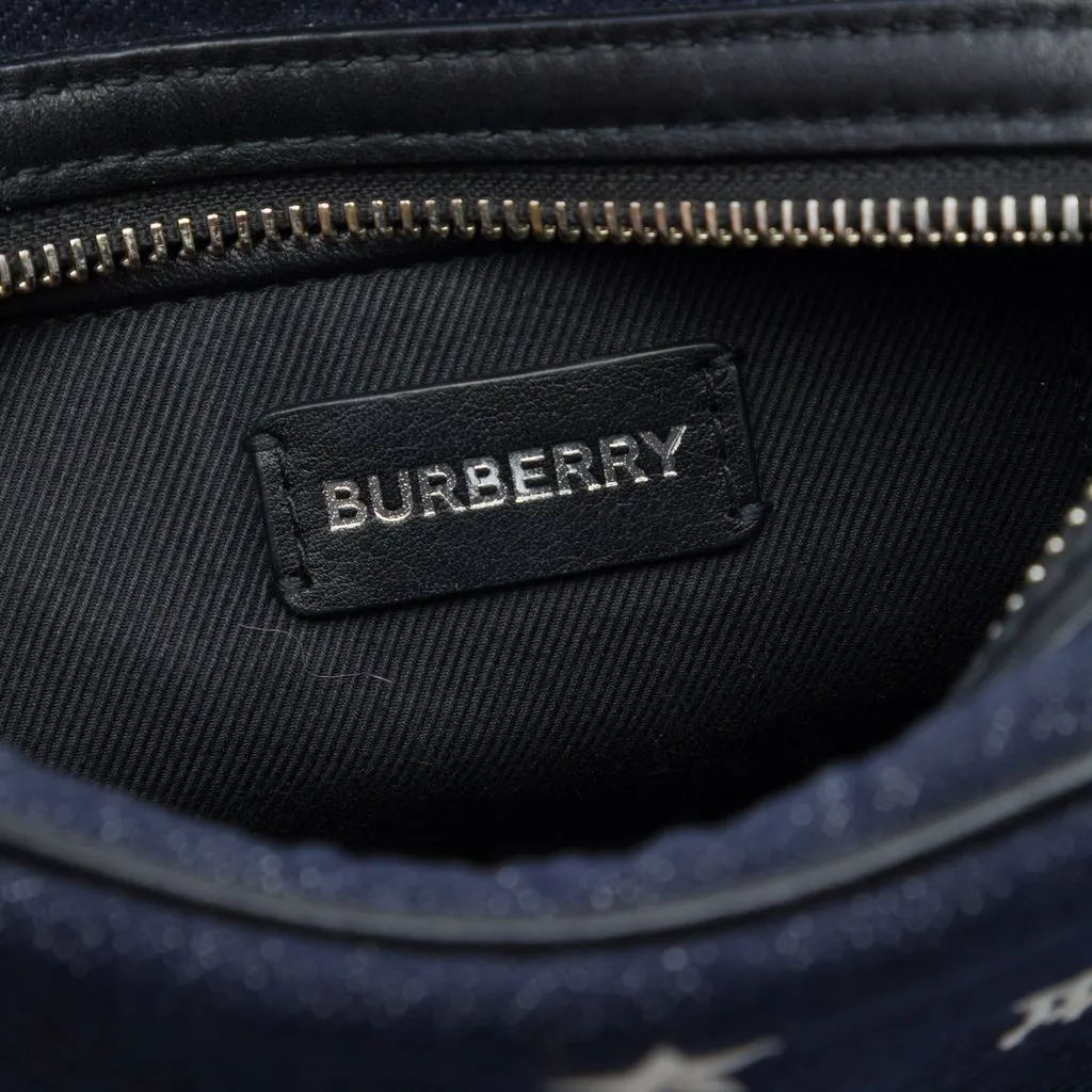 Burberry Denim TB Logo Kids Star Camera Bag Blue Very good - Box View