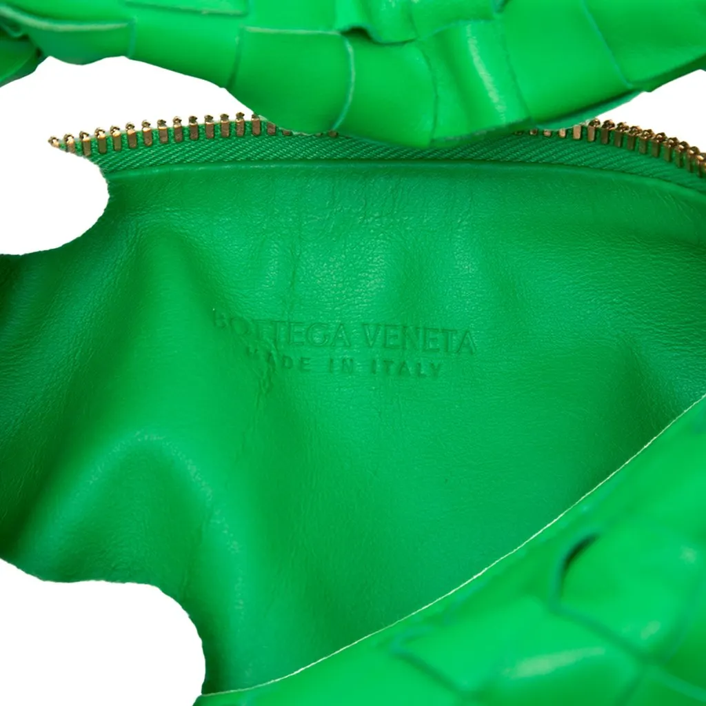 Bottega Veneta Mini Nappa Intrecciato Jodie Green Leather Very good - Box View