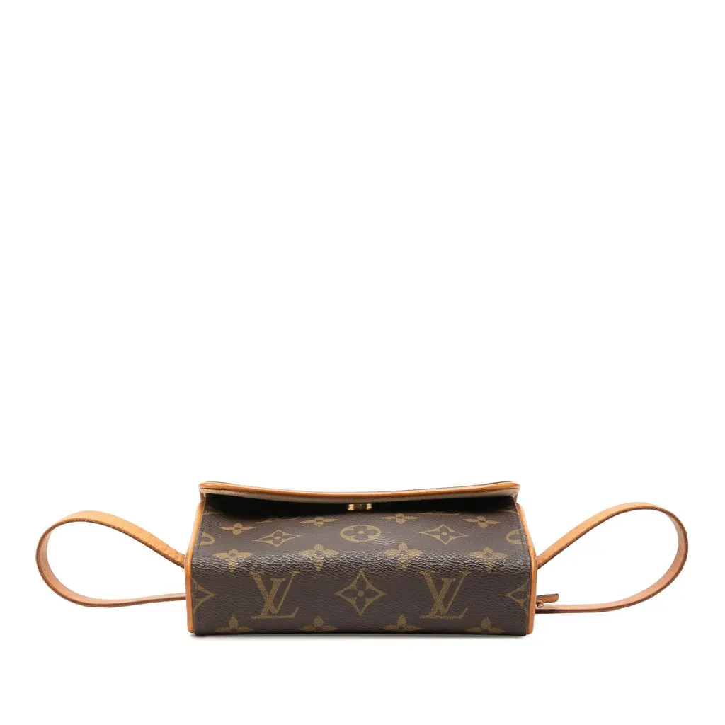 Louis Vuitton Monogram Pochette Florentine Brown Very good - Inside View