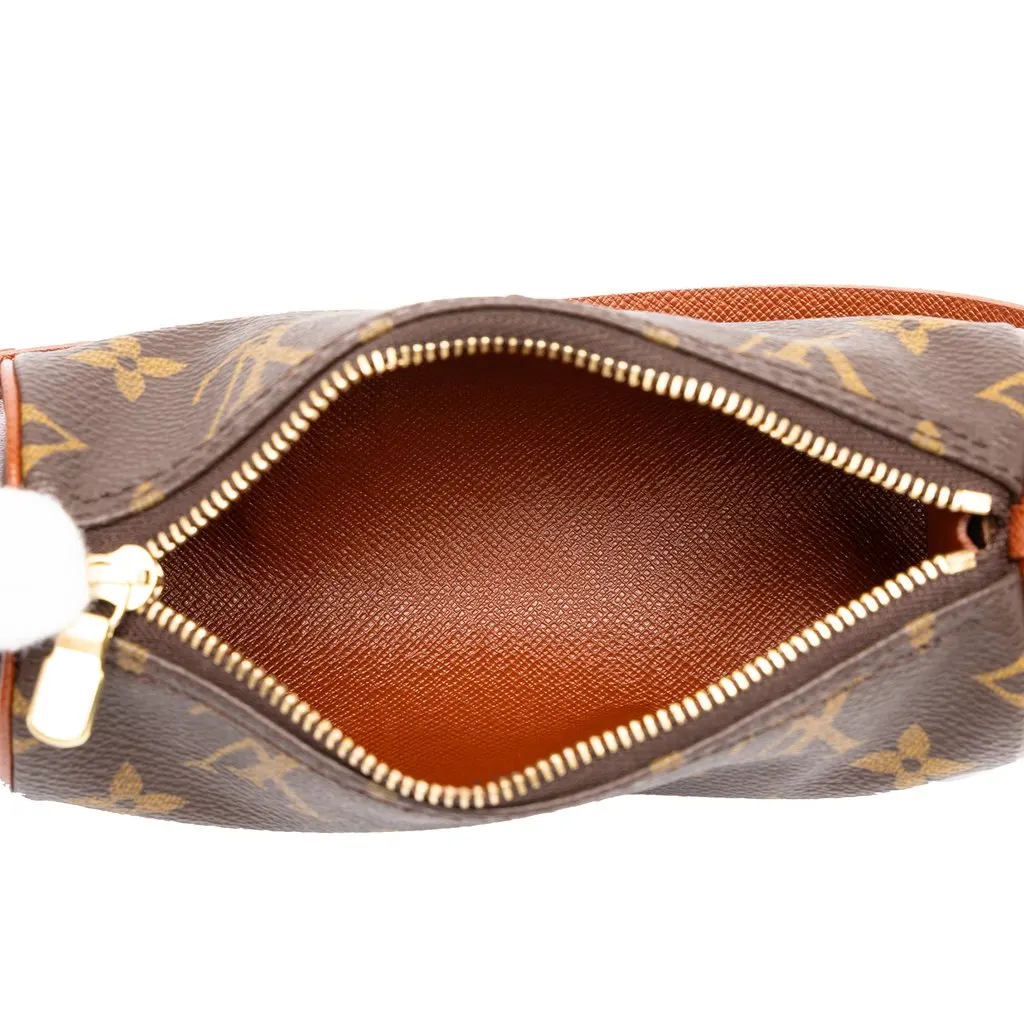 Louis Vuitton Monogram Papillon Pochette Brown Canvas Very good - Model View