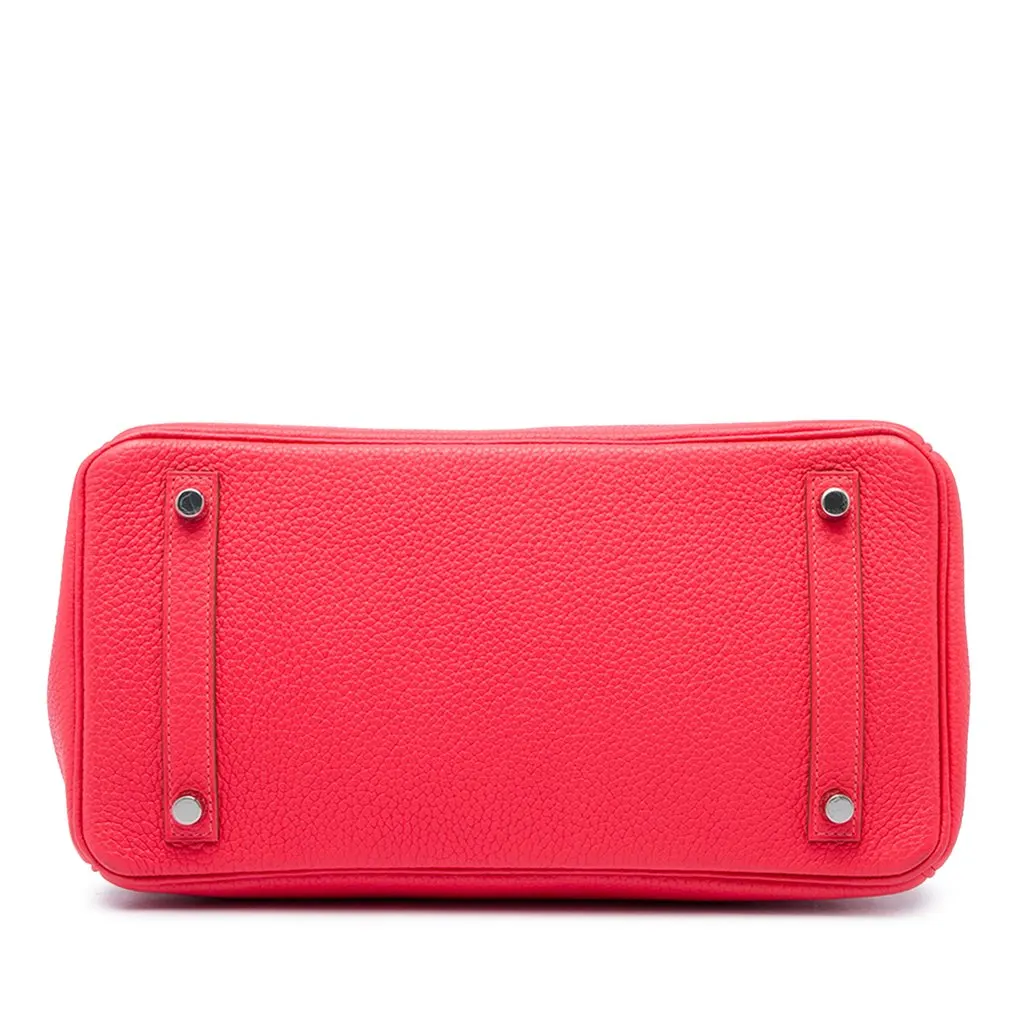 Hermès Clemence Birkin Retourne 30 Red Leather Very good - Inside View
