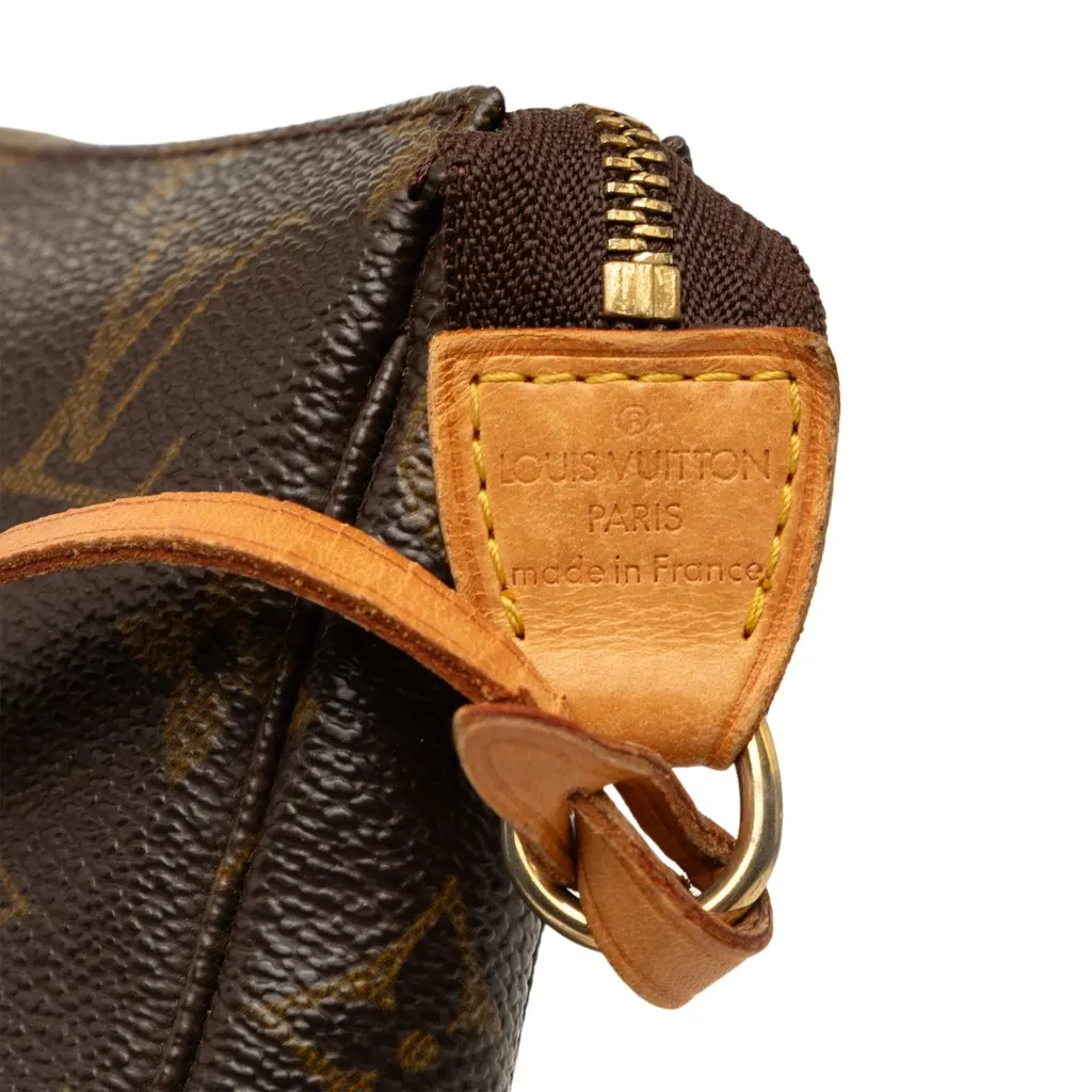 Louis Vuitton Monogram Pochette Accessoires Brown Canvas Very good - Box View