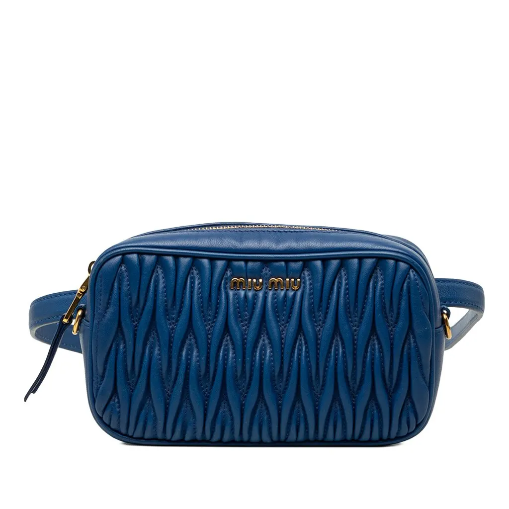 Miu Miu Matelasse Nappa Belt Bag