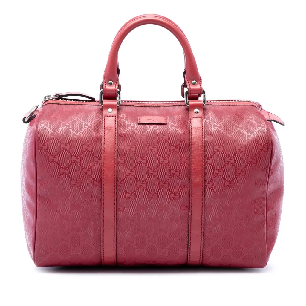 Gucci Medium GG Imprime Joy Boston Bag Red Very good - Front View