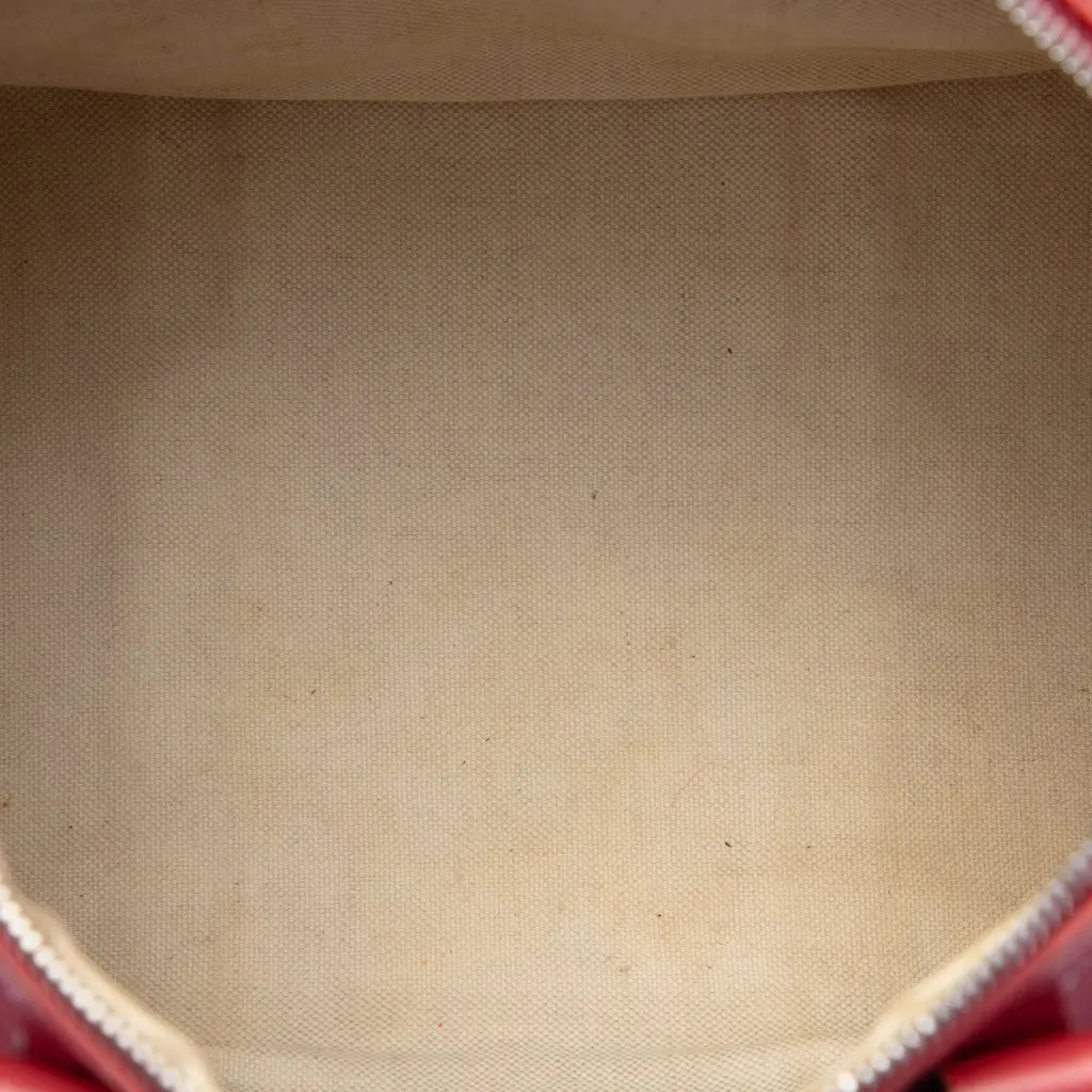 Gucci Medium GG Imprime Joy Boston Bag Red Very good - Model View