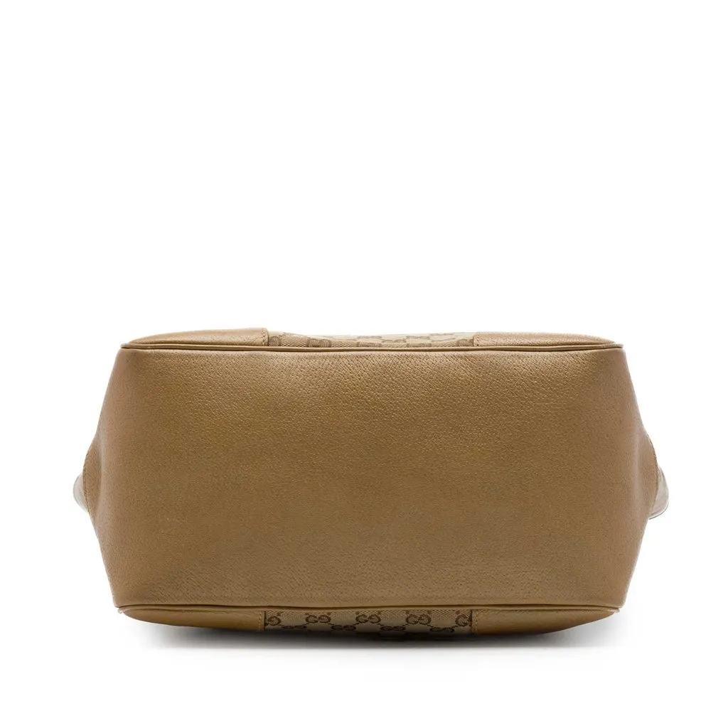 Gucci GG Canvas Bree Tote Beige Canvas Good - Inside View