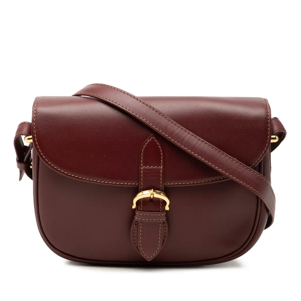 Cartier Leather Must De Cartier Crossbody Red Leather Very good - Front View