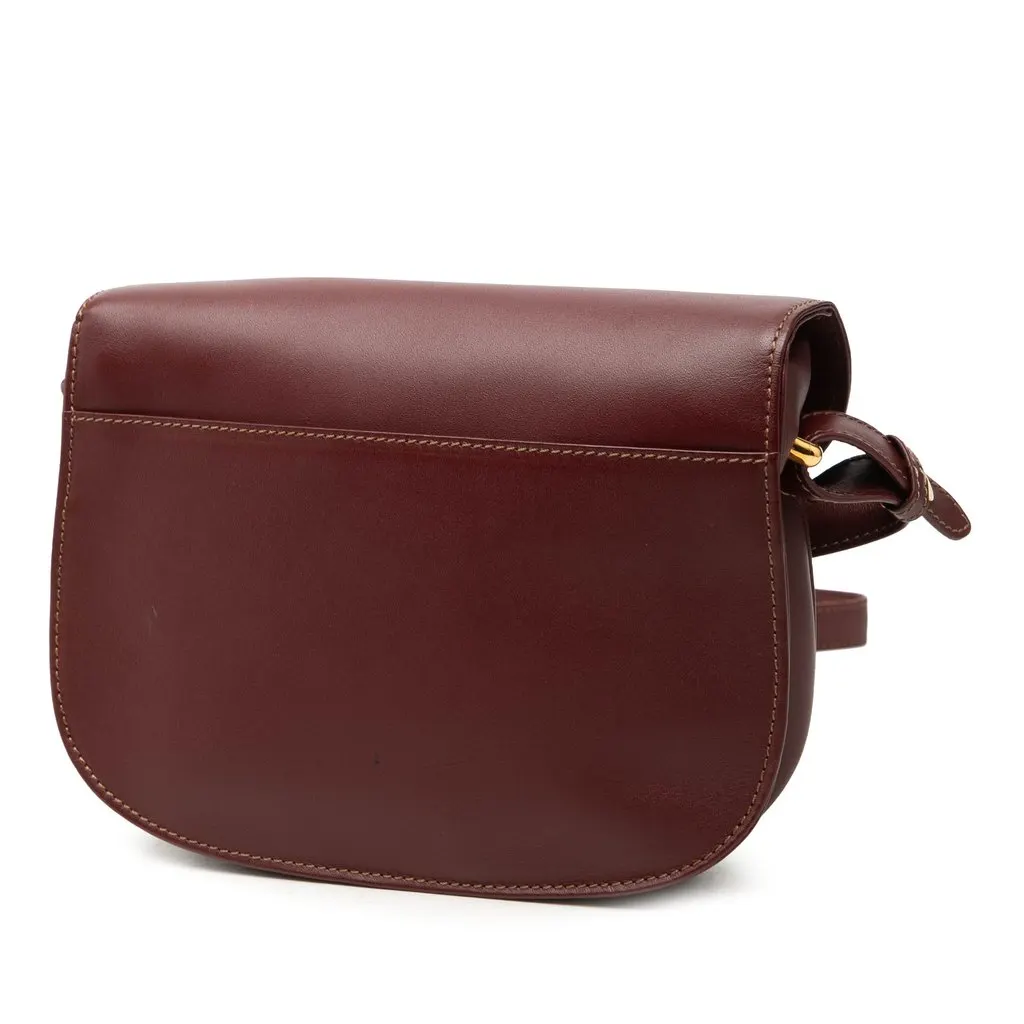 Cartier Leather Must De Cartier Crossbody Red Leather Very good - Back View