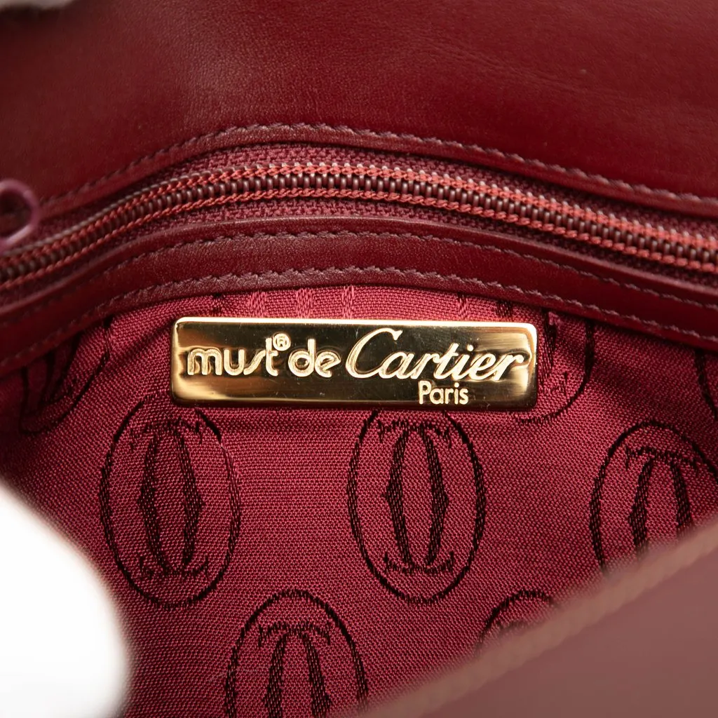 Cartier Leather Must De Cartier Crossbody Red Leather Very good - Box View