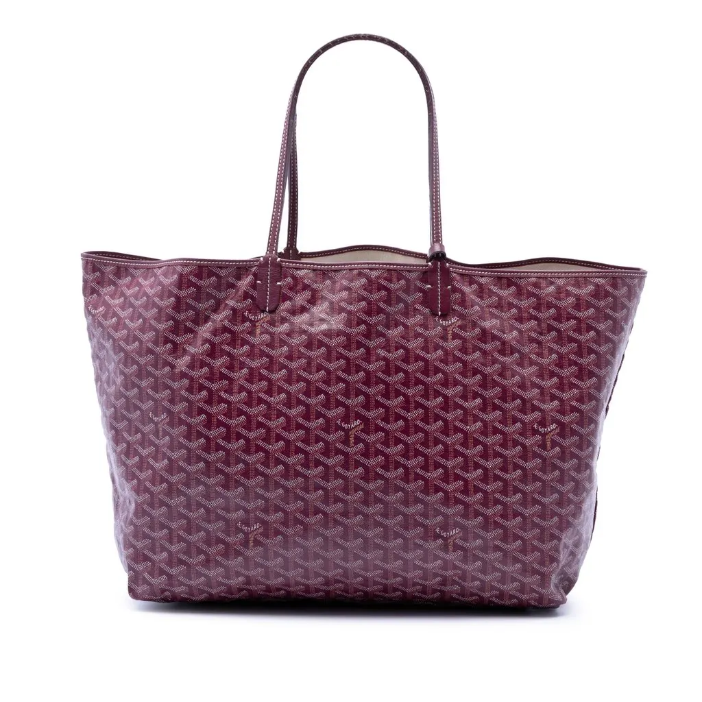 Goyard Goyardine Saint Louis GM Red Very good - Front View