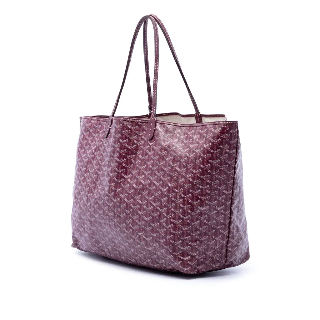 Goyard Goyardine Saint Louis GM Red Very good - Back View