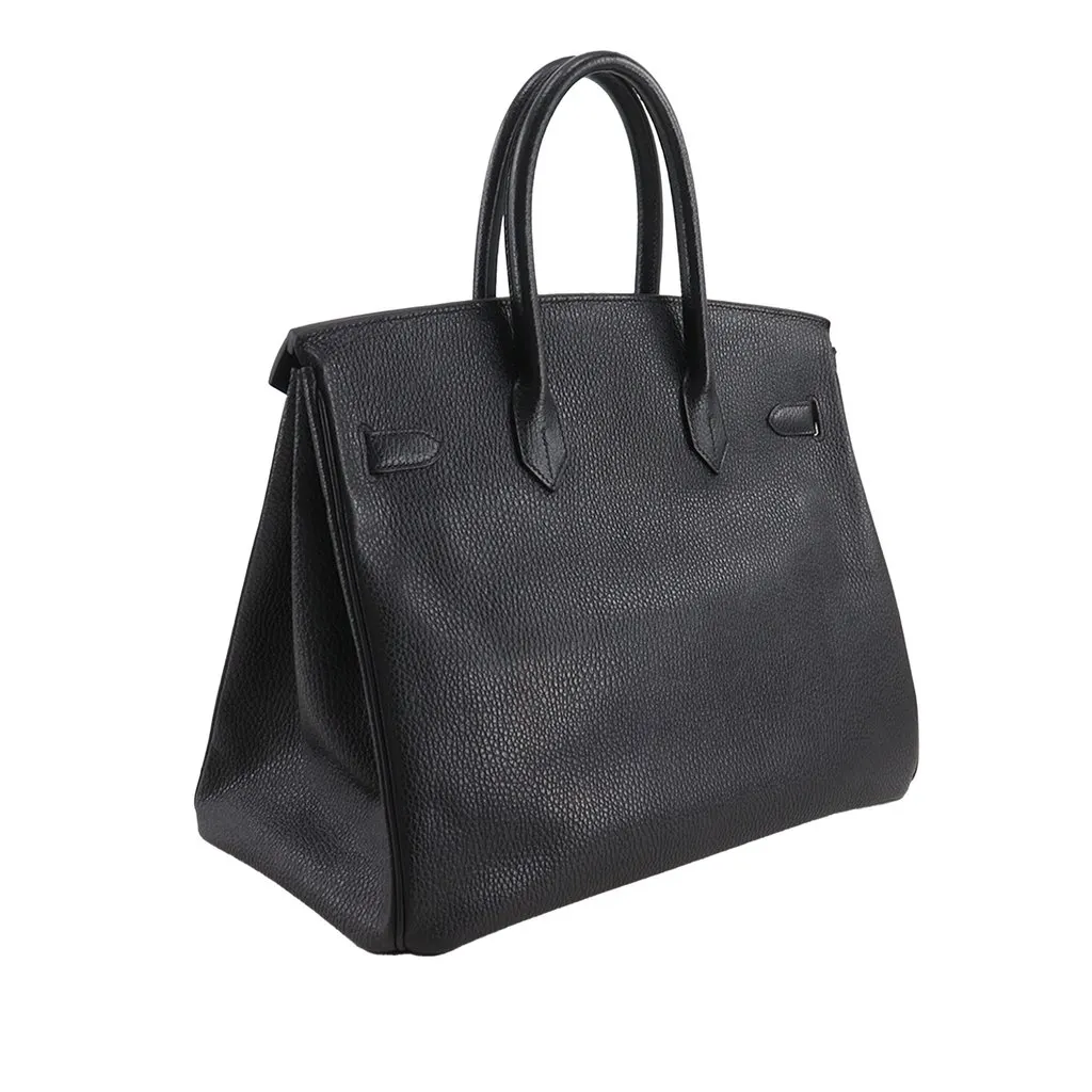 Hermès Fjord Birkin Retourne 35 Black Leather Very good - Inside View