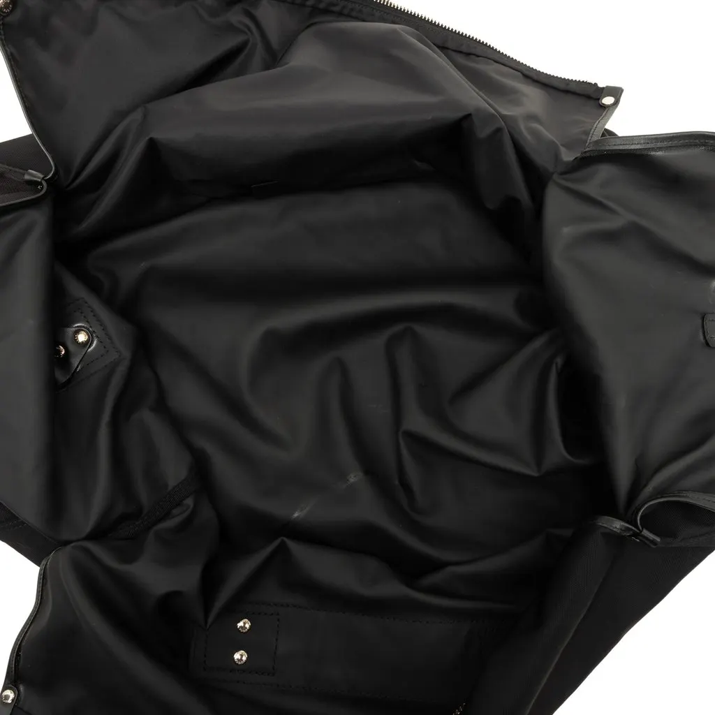 Gucci Nylon Web Travel Bag Black Polyamide Very good - Model View