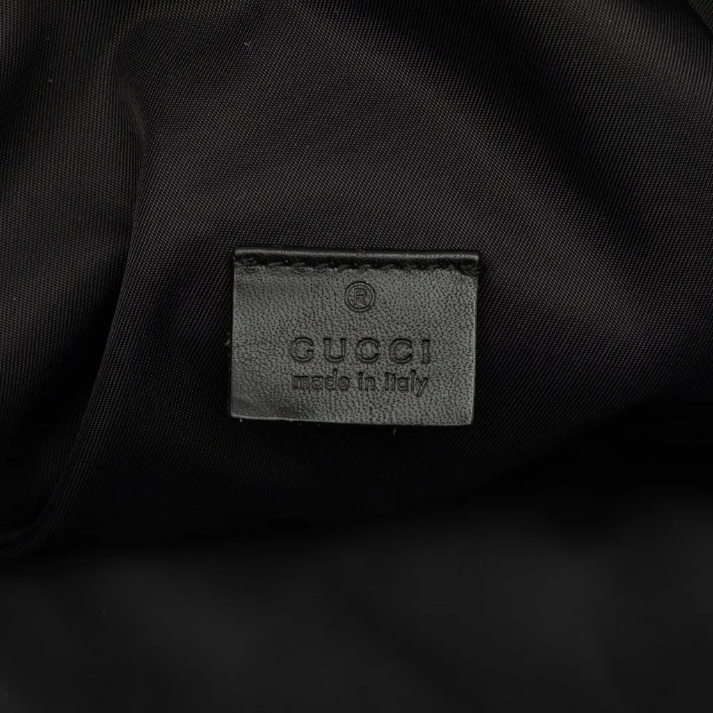 Gucci Nylon Web Travel Bag Black Polyamide Very good - Box View