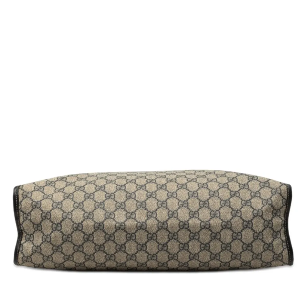Gucci GG Supreme Web Tote Beige Canvas Very good - Inside View