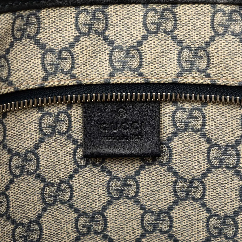 Gucci GG Supreme Web Tote Beige Canvas Very good - Box View