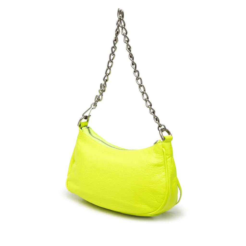 Balenciaga Mini Leather Motocross Le Cagole Green Leather Very good - Back View