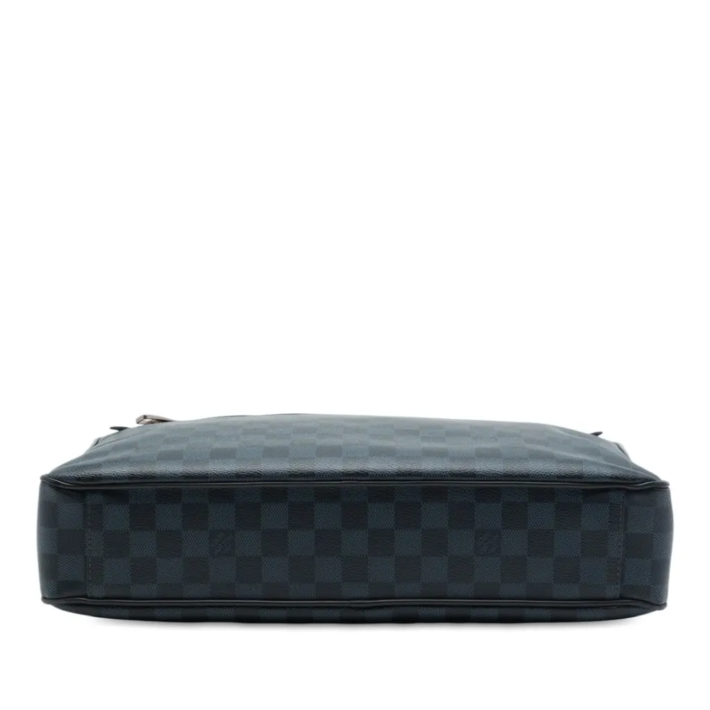 Louis Vuitton Damier Cobalt Porte Documents Business Bag Blue Canvas Very good - Inside View