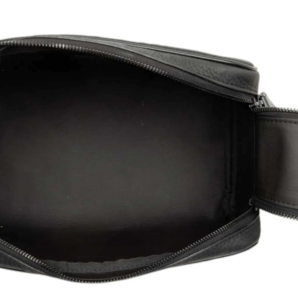 Louis Vuitton Monogram Shadow Locker Dopp Kit Clutch Black Leather Very good - Model View