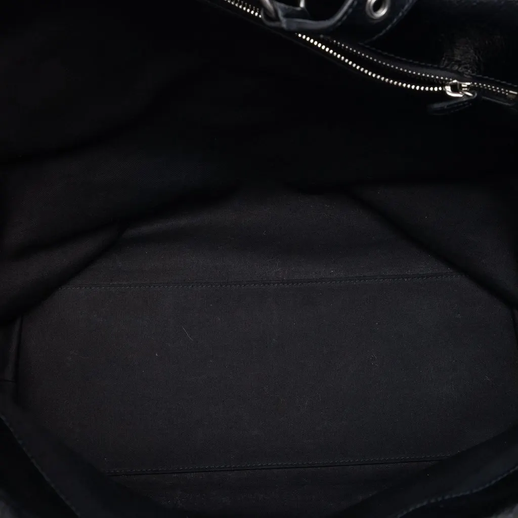 Balenciaga Large Arena Lambskin Le Cagole Carry All Tote Black Leather Very good - Model View