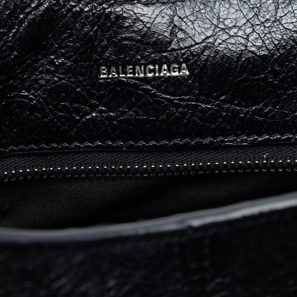 Balenciaga Large Arena Lambskin Le Cagole Carry All Tote Black Leather Very good - Box View